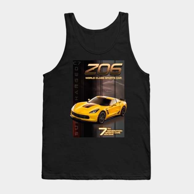 Corvette z06 C7 Tank Top by hardtbonez